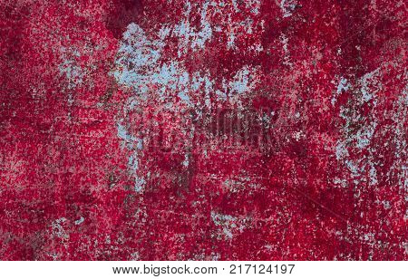 Abstract background of old worn wooden boards of different colors close up
