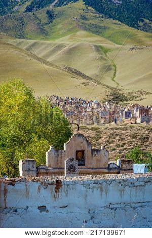 Old Muslim Cemetery, Naryn, Kyrgyzstan