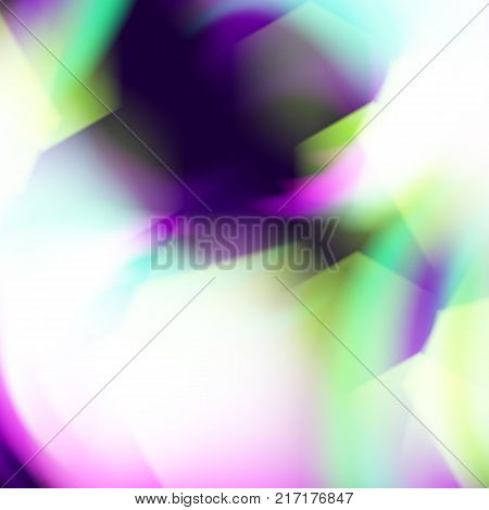 Purple green polygonal illustration consist of hexagonal elements. Triangular pattern for your business design. Geometric background with gradient.