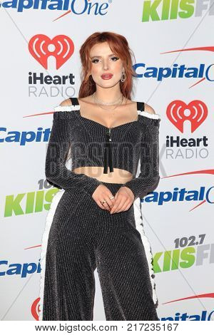 LOS ANGELES - DEC 2:  Bella Thorne at the Jingle Ball 2017 at the Forum on December 2, 2017 in Inglewood, CA