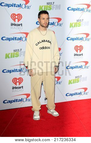 LOS ANGELES - DEC 2:  Liam Payne at the Jingle Ball 2017 at the Forum on December 2, 2017 in Inglewood, CA