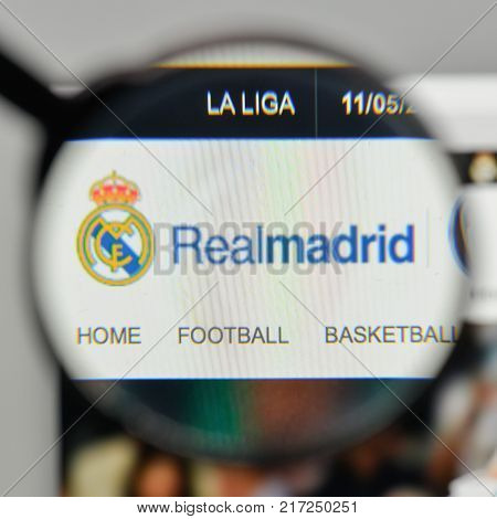 Milan Italy - November 1 2017: Rbc Logo On The Website Homepage.