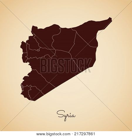 Rwanda Region Map: Stilyzed Old Pirate Parchment Imitation. Detailed Map Of Rwanda Regions. Vector I