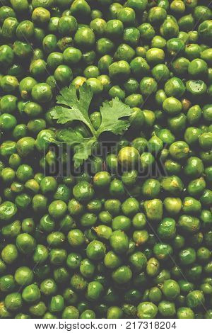 Spicy fried Green Peas pod or chatpata matar falli