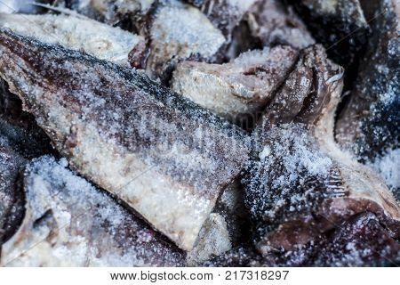 Scomberomorus Cavalla,king Mackerel Marinated With Salt And Lemon Juice.