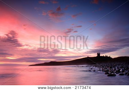 Sunrise Dunstanburgh Castle