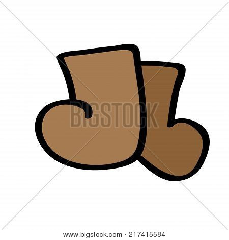 vector cowboy rodeo boots symbol texas decoration
