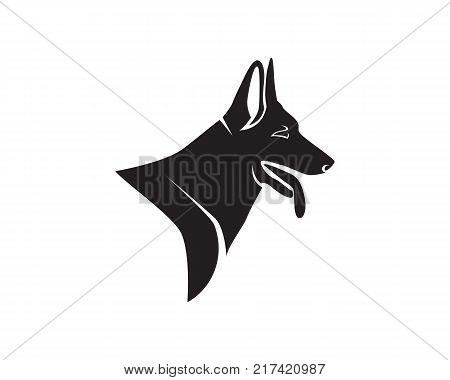 Dog Animals Logo Pets Shop Template Icons App