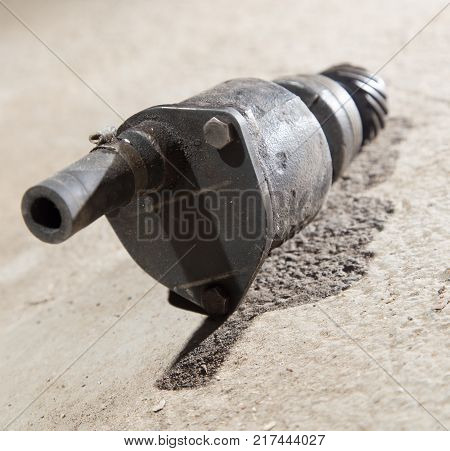 Vehicle hydraulic pump . Photos in the studio