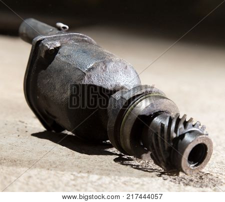 Vehicle hydraulic pump . Photos in the studio
