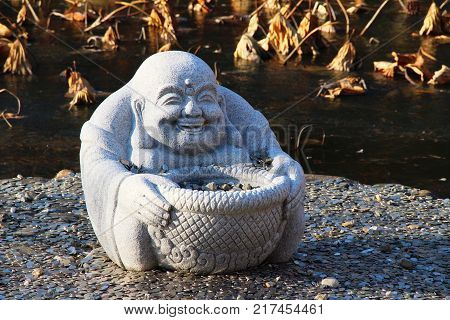 Naksansa temple with nature in South Korea