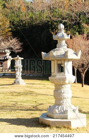 Naksansa temple with nature in South Korea