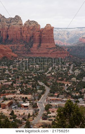 Udsigt over Sedona byen