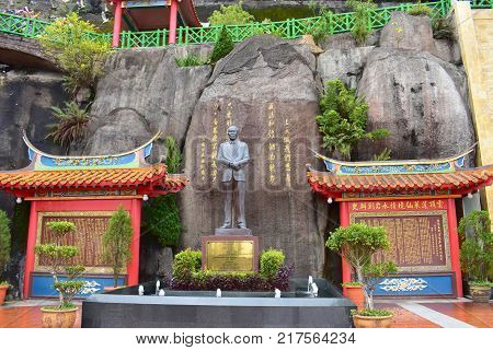 Genting Highlands, Malaysia - November 2, 2017: Chin Swee Caves Temple