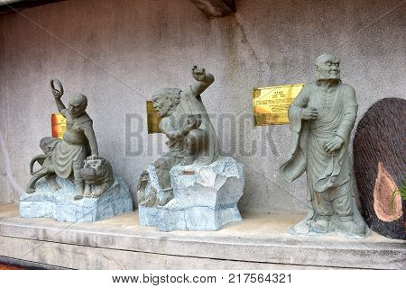 Genting Highlands, Malaysia - November 2, 2017: Chin Swee Caves Temple