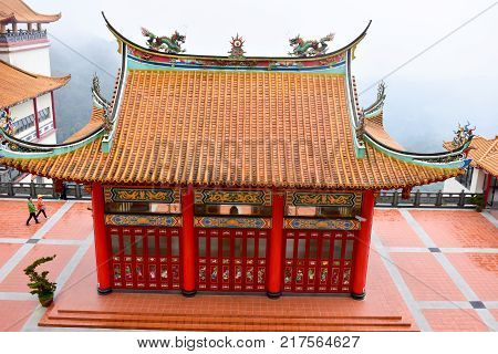 Genting Highlands, Malaysia - November 2, 2017: Chin Swee Caves Temple
