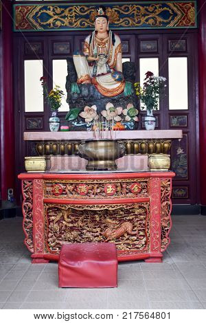 Genting Highlands, Malaysia - November 2, 2017: Chin Swee Caves Temple