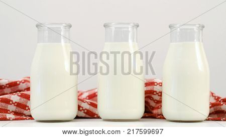 Dairy products. Calcium , vitamin D and amino acids concept. Fitness lifestyle