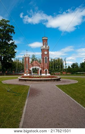 Ramon Russia - June 13 2016: Palace of the Princess of Oldenburg in the village of Ramon Voronezh region