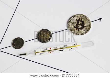 The crisis of the financial system, drawn on paper