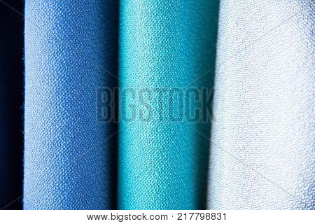 Color Palette Sample Of Leather Material.