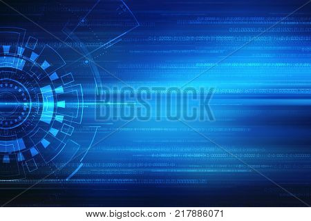 Digital Abstract technology background, cyber space background, future technolgy