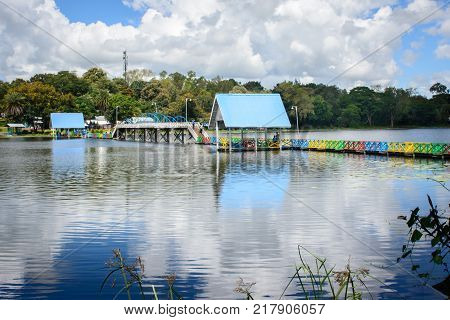 landscape photo of Naung Yar Lake, Loikaw, Kayah State, Myanmar, Oct-2017