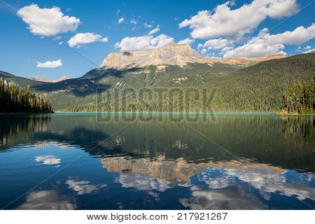 Emerald Lake in Yoho National Park BC