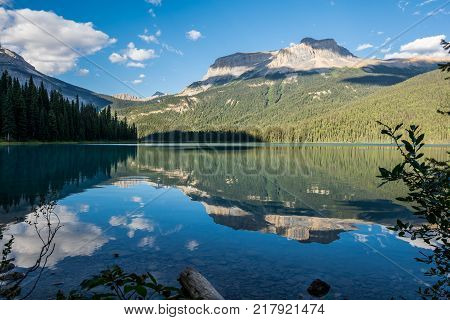 Emerald Lake in Yoho National Park BC
