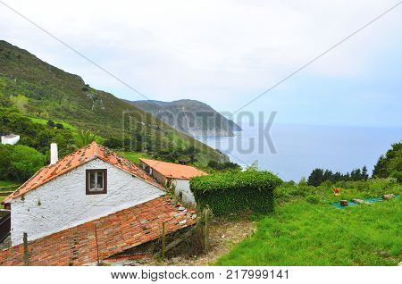 church of San Andres of teixido galicia  spain