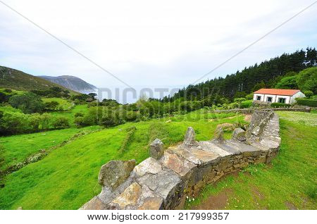 church of San Andres of teixido galicia  spain