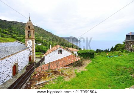 church of San Andres of teixido galicia  spain