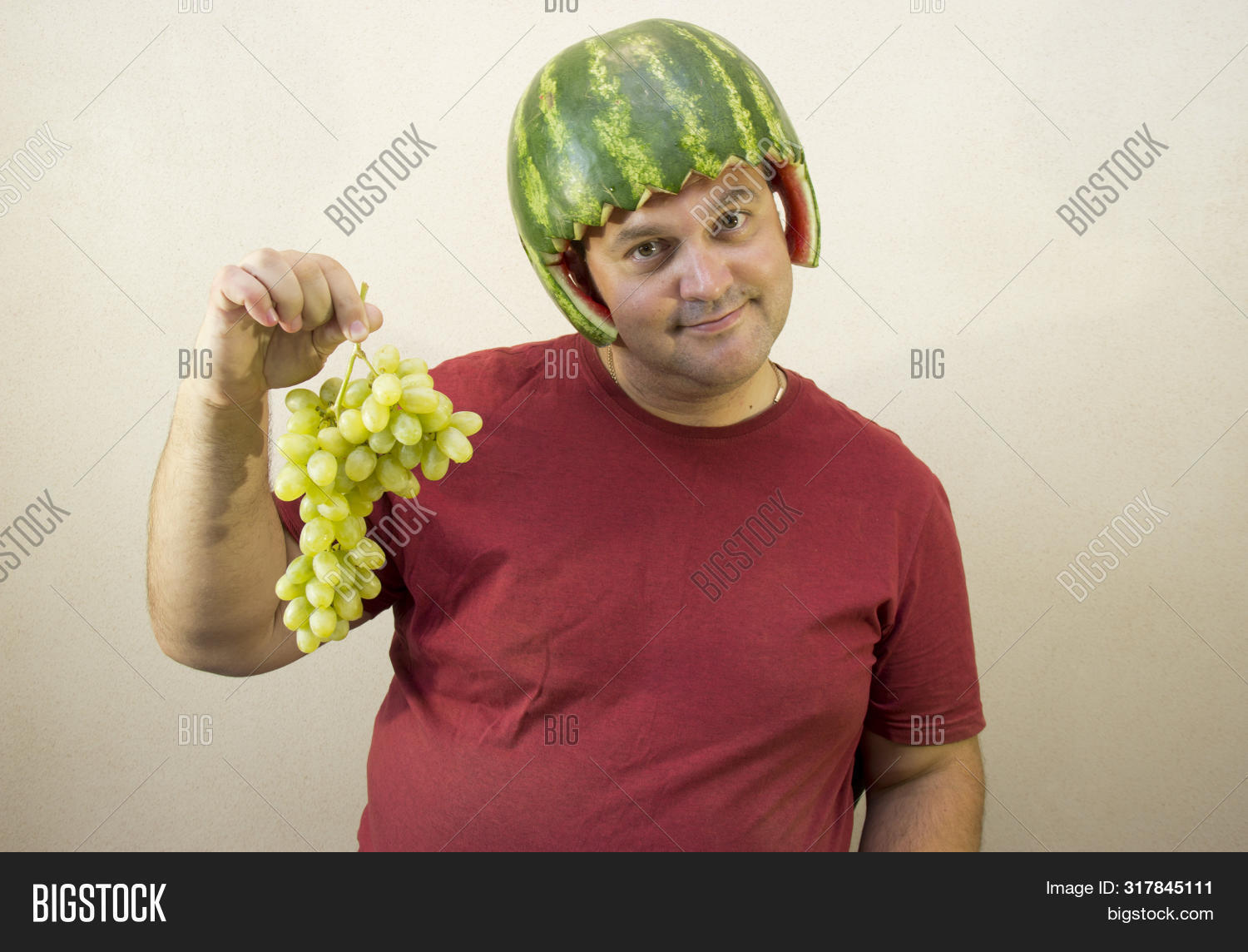 Man Wearing Watermelon Image & Photo (Free Trial) Bigstock