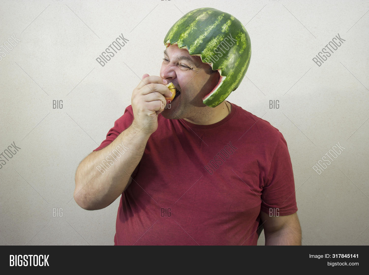 Man Wearing Watermelon Image & Photo (Free Trial) Bigstock