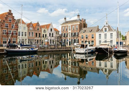 Harbor In The City Of Goes, Zeeland, Netherlands