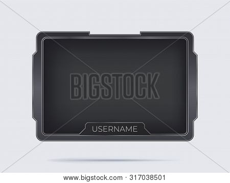 Game Streaming Overlay . Cam Frame . Live Vector Video .
