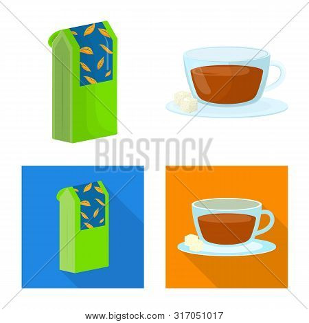 Vector Design Of Healthy And Floral Logo. Collection Of Healthy And Gradient Stock Vector Illustrati