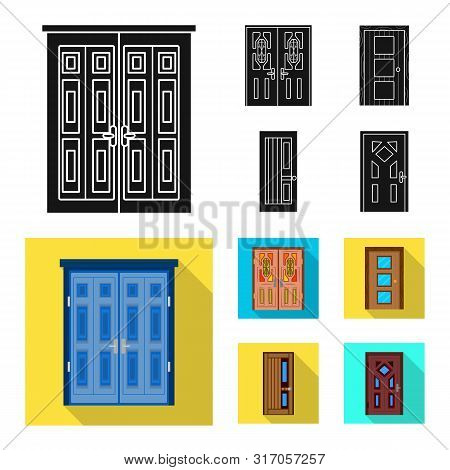 Vector Design Of Architecture And Modern Symbol. Set Of Architecture And Construction Vector Icon Fo