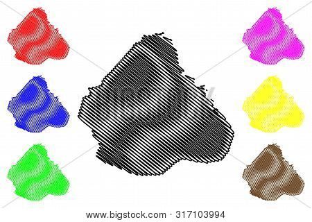 Matam Region (regions Of Senegal, Republic Of Senegal) Map Vector Illustration, Scribble Sketch Mata