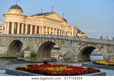 Skopje/north Macedonia-august 28 2018: