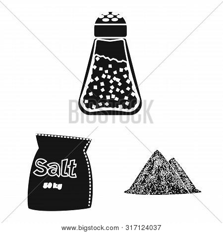 Vector Design Of Natural And Baking Symbol. Collection Of Natural And Food Vector Icon For Stock.