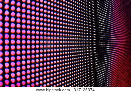 Abstract Close Up Bright Colored Led Smd Video Wall Abstract Background