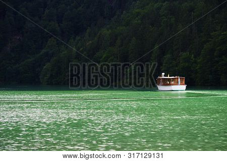 Konigssee Alpine lake, Berchtesgadener Land, Bavaria, Germany
