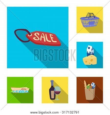 Isolated Object Of Food And Drink Icon. Collection Of Food And Store Vector Icon For Stock.
