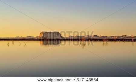 Amazing View For Fatness Island In Siwa Egypt
