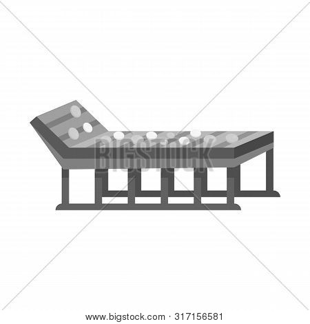 Vector Illustration Of Conveyor And Belt Icon. Collection Of Conveyor And Machinery Vector Icon For 