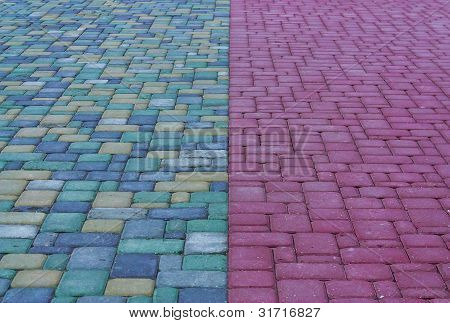 dalles couleur
