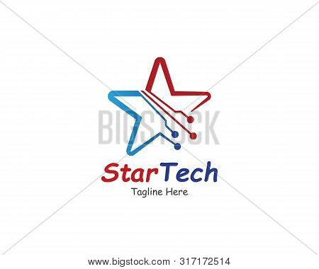 Star Technology Logo Symbol Or Icon Template