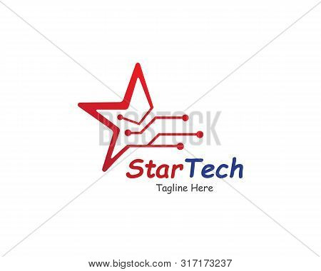 Star Technology Logo Symbol Or Icon Template