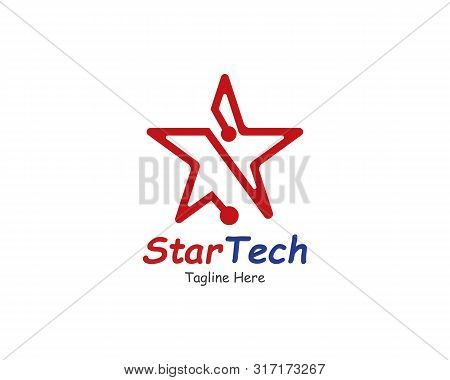 Star Technology Logo Symbol Or Icon Template